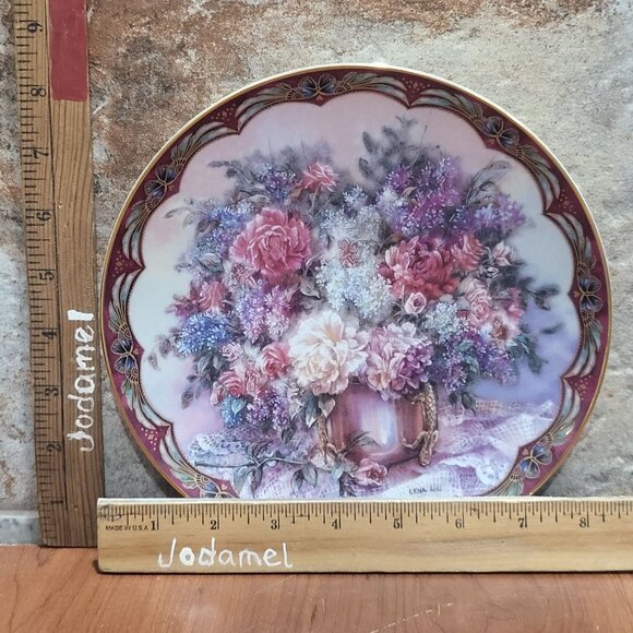 Bradford Exchange 1993 Lena Liu Flower Fairies Magic Makers Collector Plate #182 - Picture 9 of 11